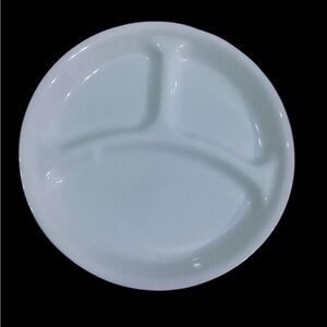 Corelle Winter Frost White Divided Dinner Plate 10.25” Vitrelle Glass